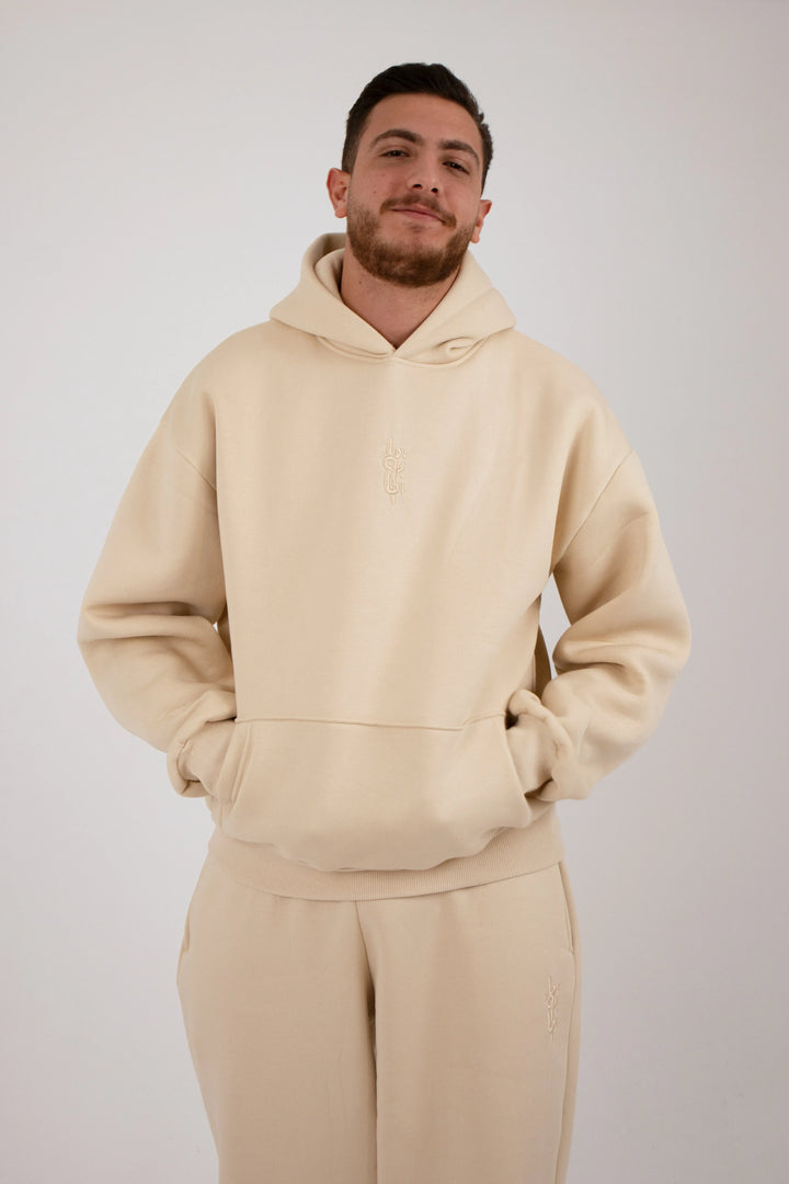 Beige Hoodie suite (Unisex) - Yabooya