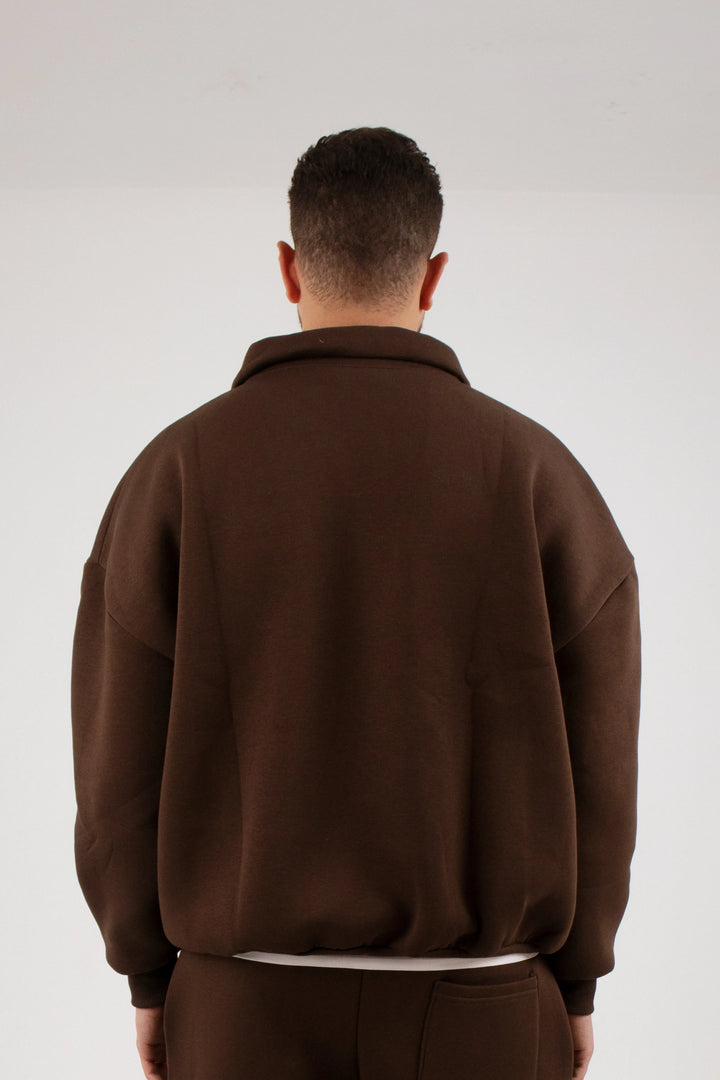 Brown Zipper (Unisex) - Yabooya