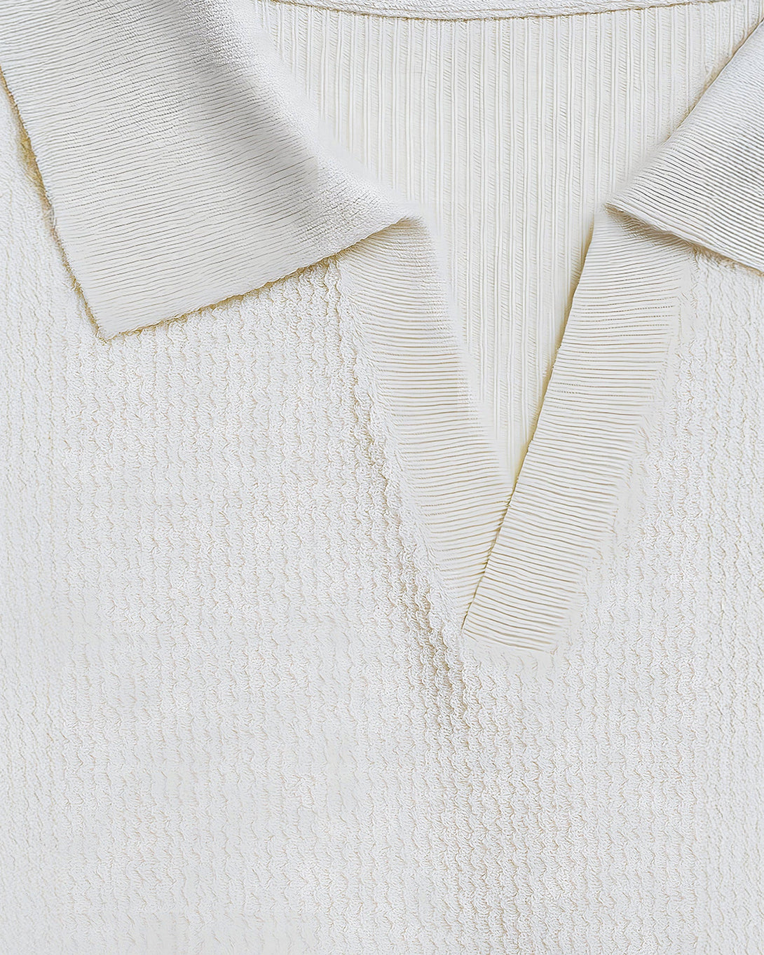 Johnny Collar Polo – Ivory Soul - Yabooya