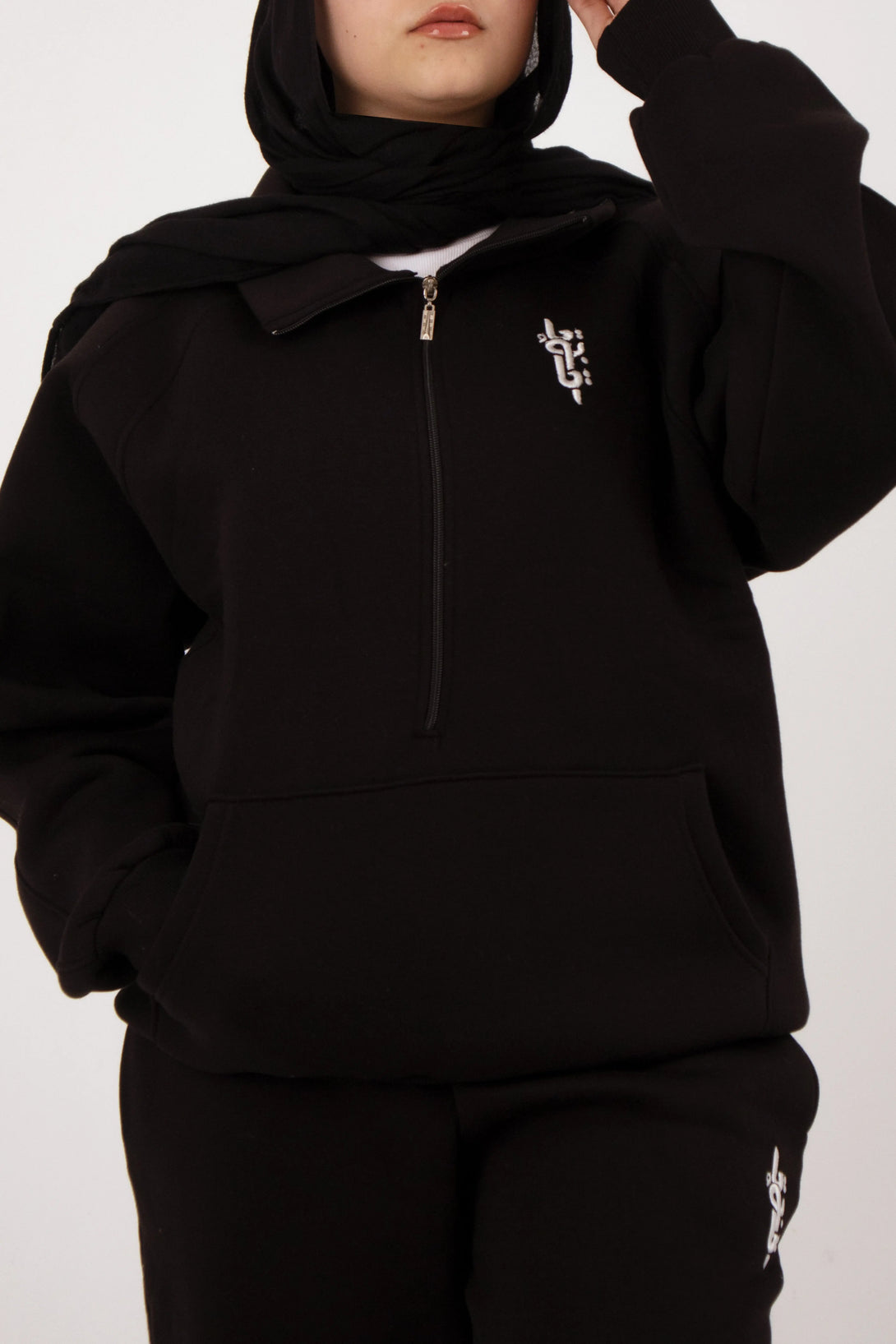 yabooya-black-long-zipper-suit